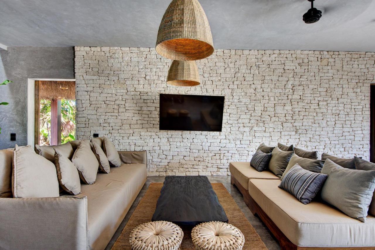 Beachfront Villa in Tankah Bay Tulum Exterior foto