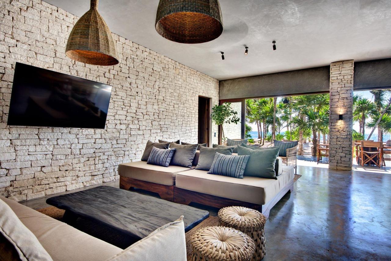 Beachfront Villa in Tankah Bay Tulum Exterior foto