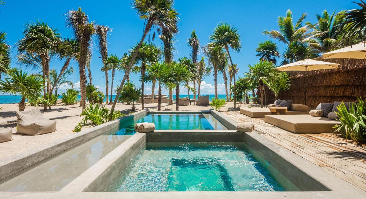 Beachfront Villa in Tankah Bay Tulum Exterior foto